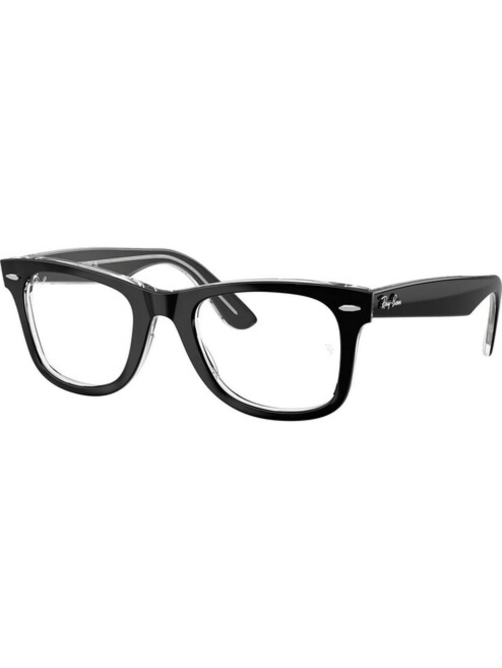 Ray-Ban RB4340V 2034 Wayfarer Black Clear Optical Eyeglasses Frames Unisex